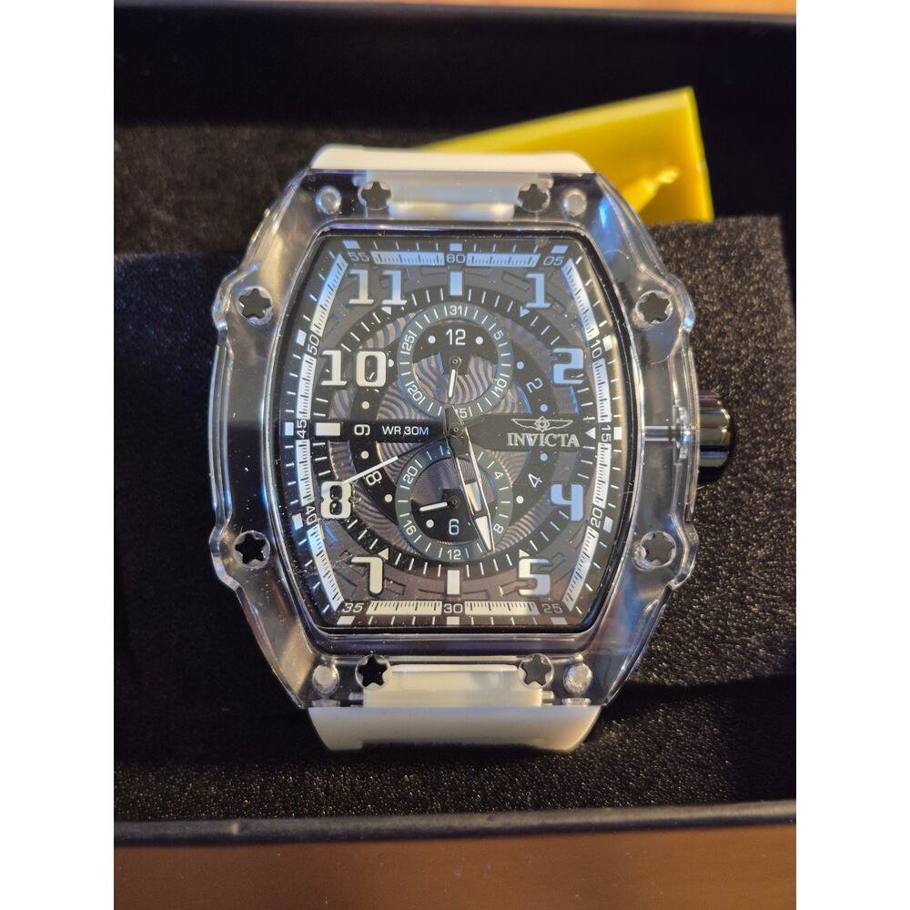 Invicta Racing Cyclone Men's Watch 48.5mm Watch Silicone Band